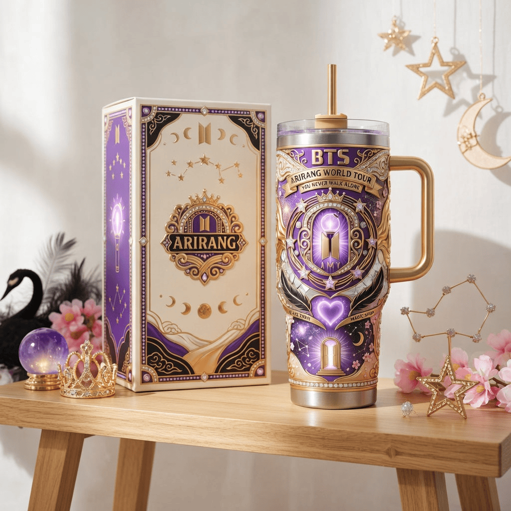 BTS 40oz Tumbler With Handle PDL
