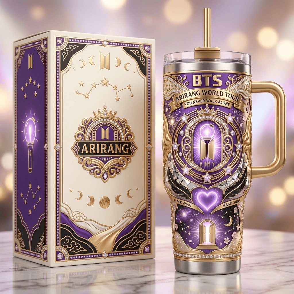 BTS 40oz Tumbler With Handle PDL