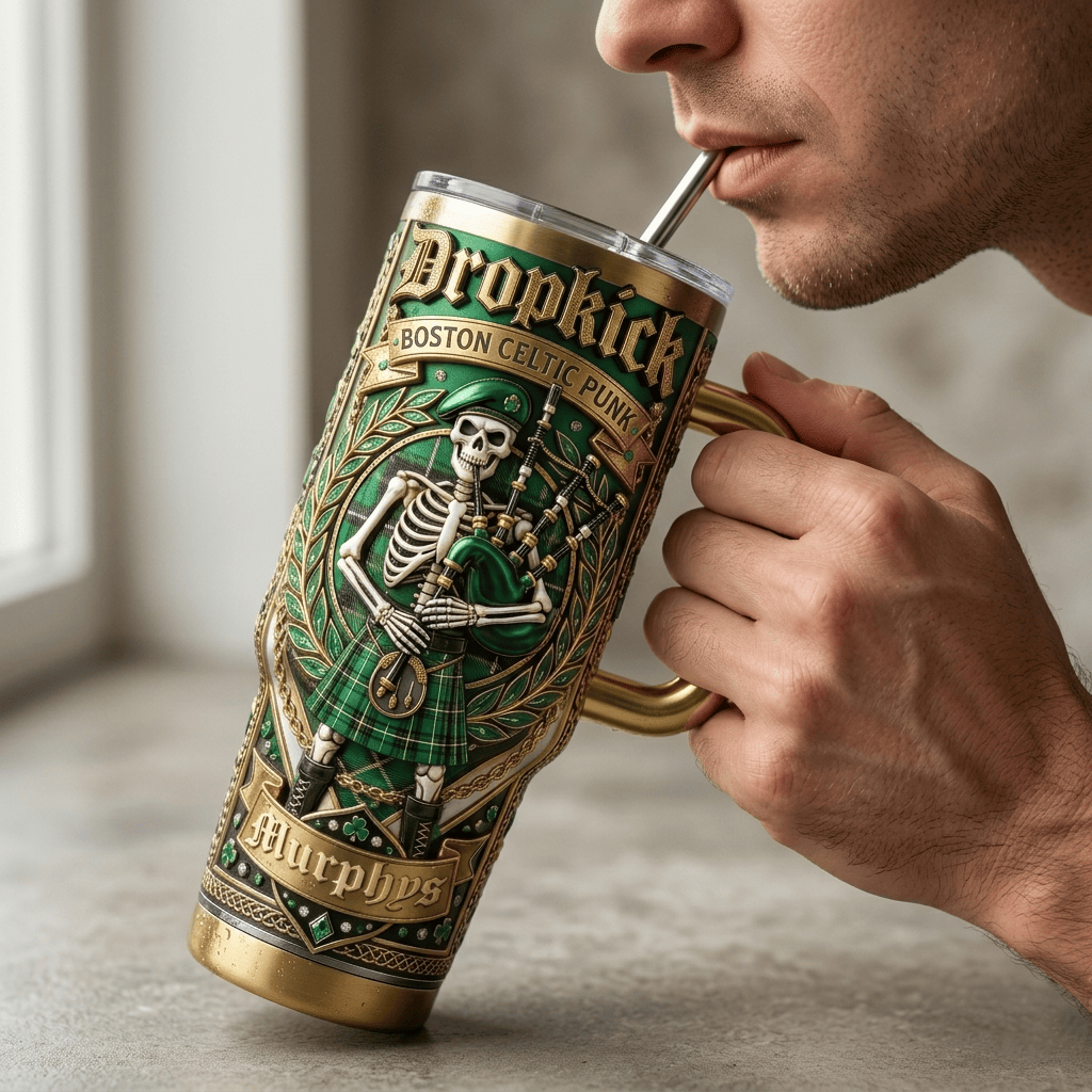 DKMP Premium 40oz Tumbler With Handle HTTT
