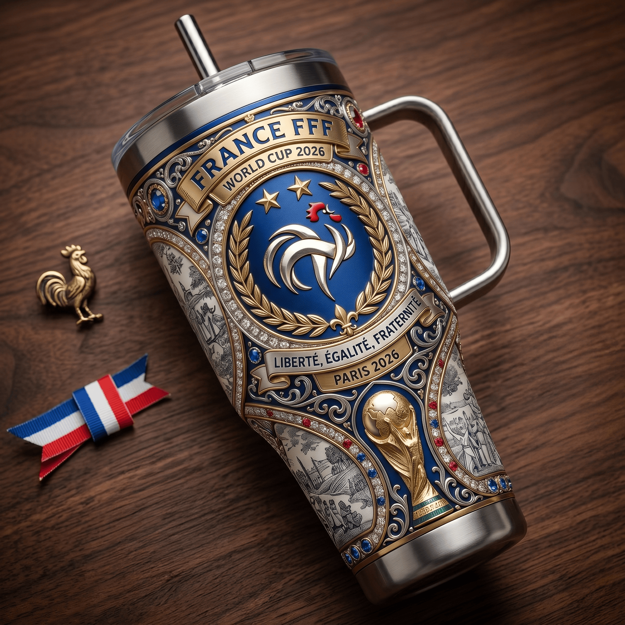 FRFC 40oz Tumbler With Handle LNTH
