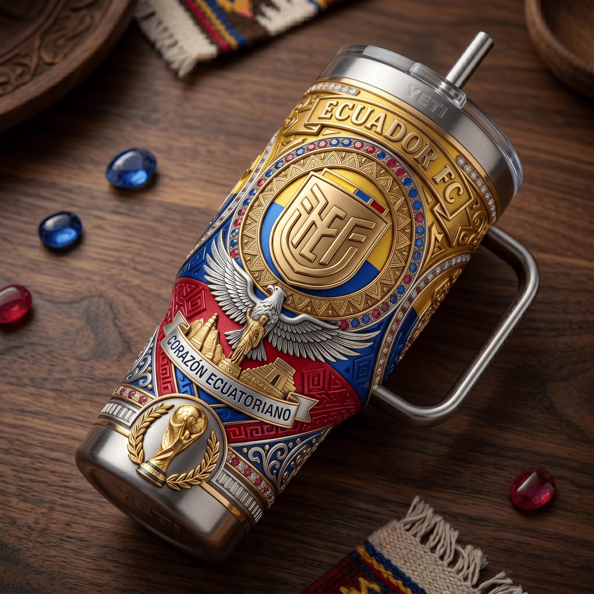 ECDF 40oz Tumbler With Handle LNTH