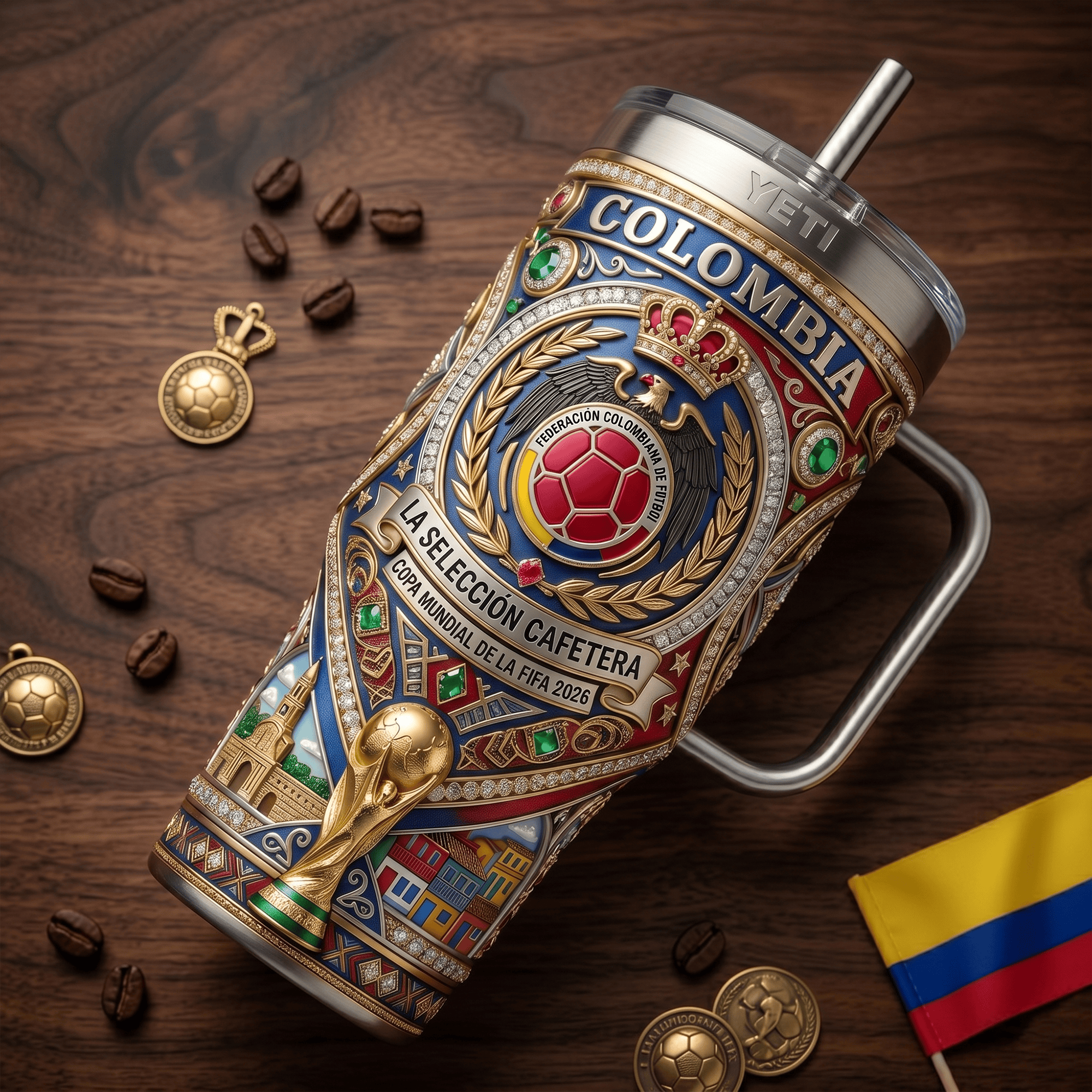 CLOM 40oz Tumbler With Handle LNTH