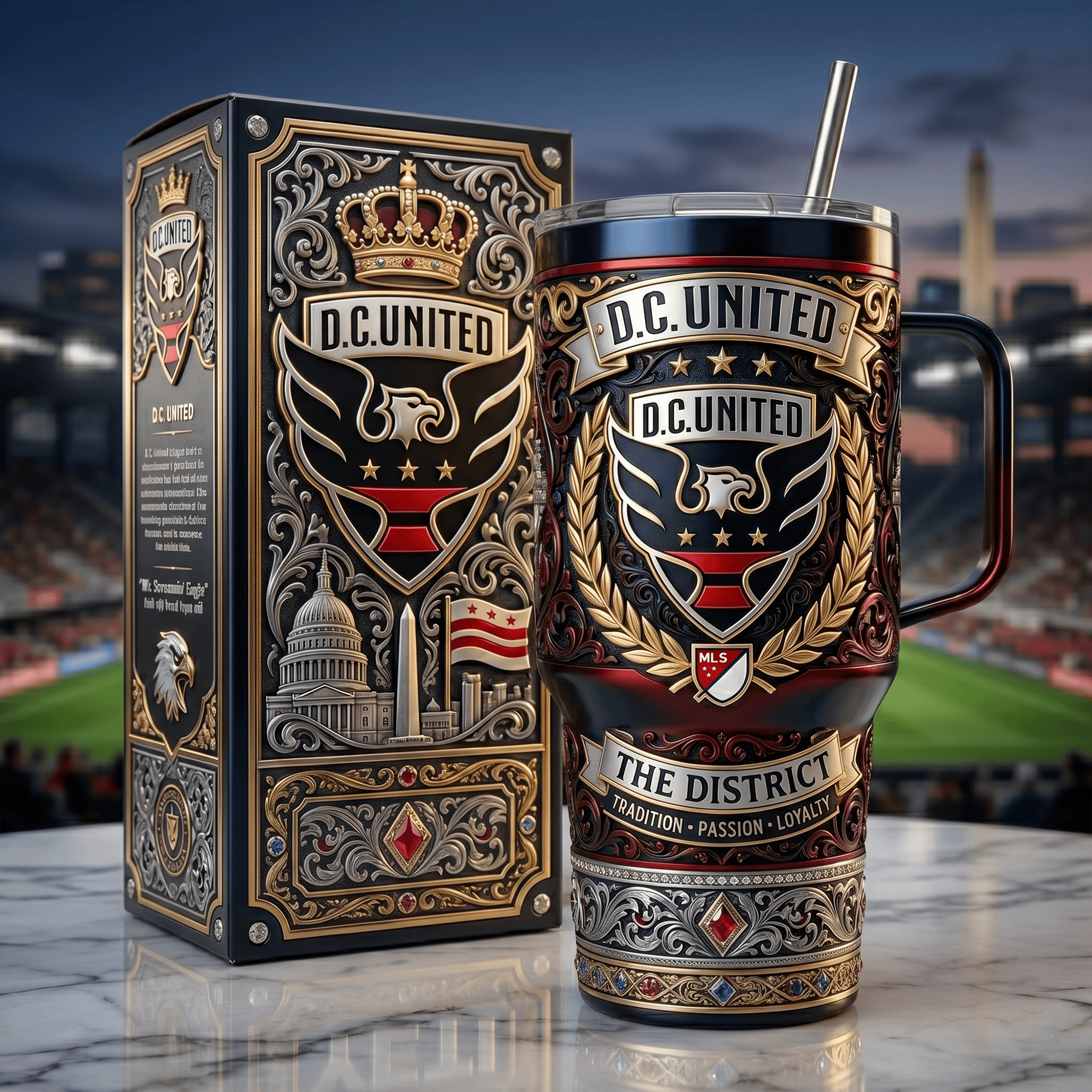 DCU 40oz Tumbler With Handle LNTH