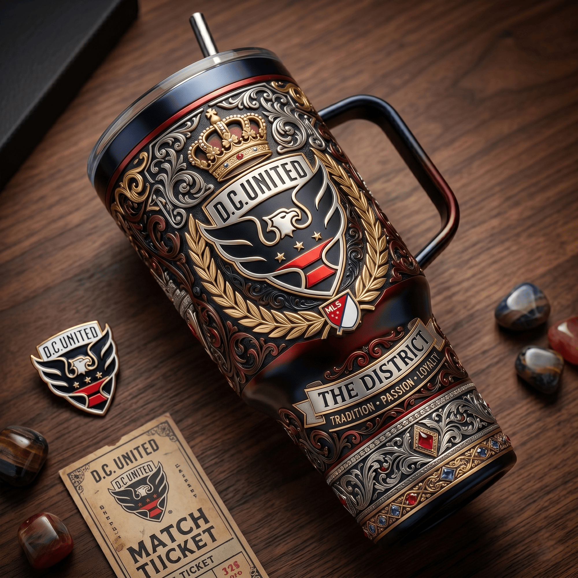 DCU 40oz Tumbler With Handle LNTH