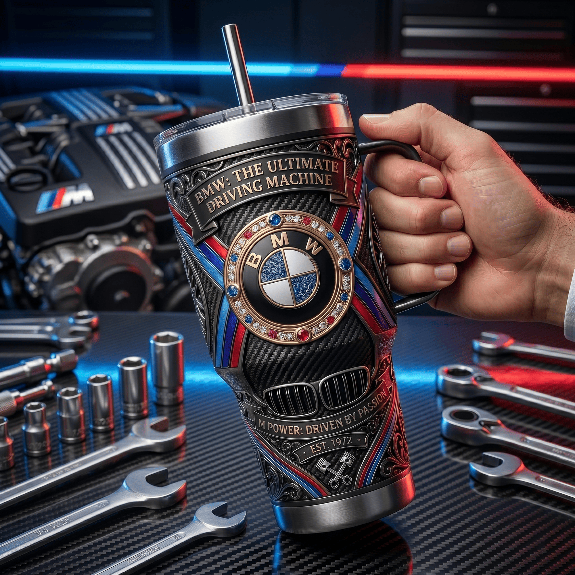 BW 40oz Tumbler With Handle LNTH