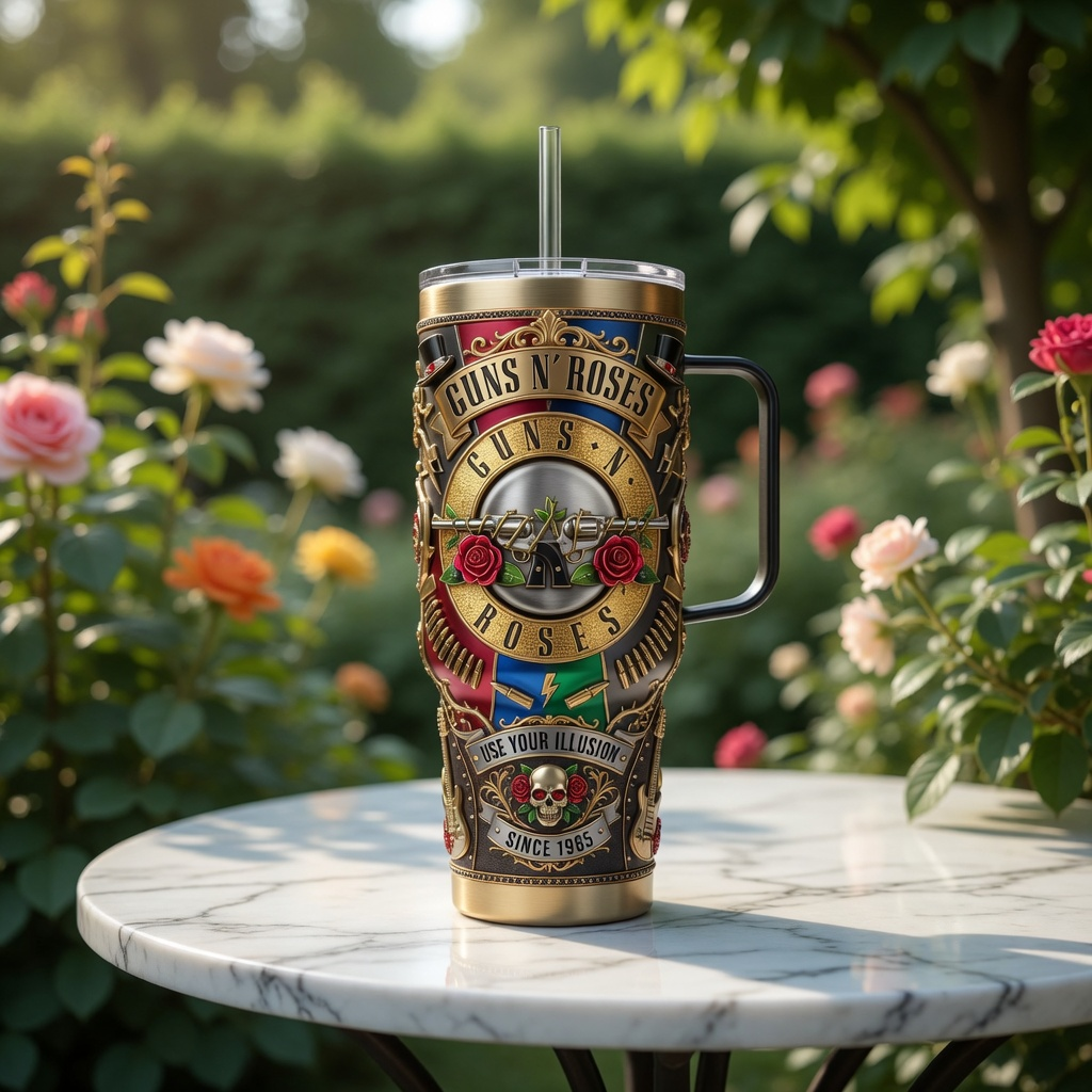 GNR 40oz Tumbler With Handle PDL