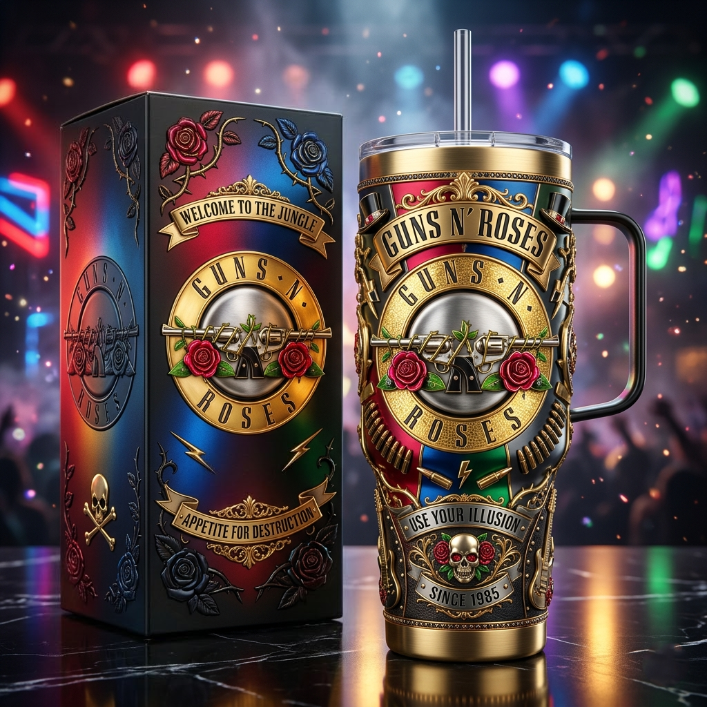 GNR 40oz Tumbler With Handle PDL
