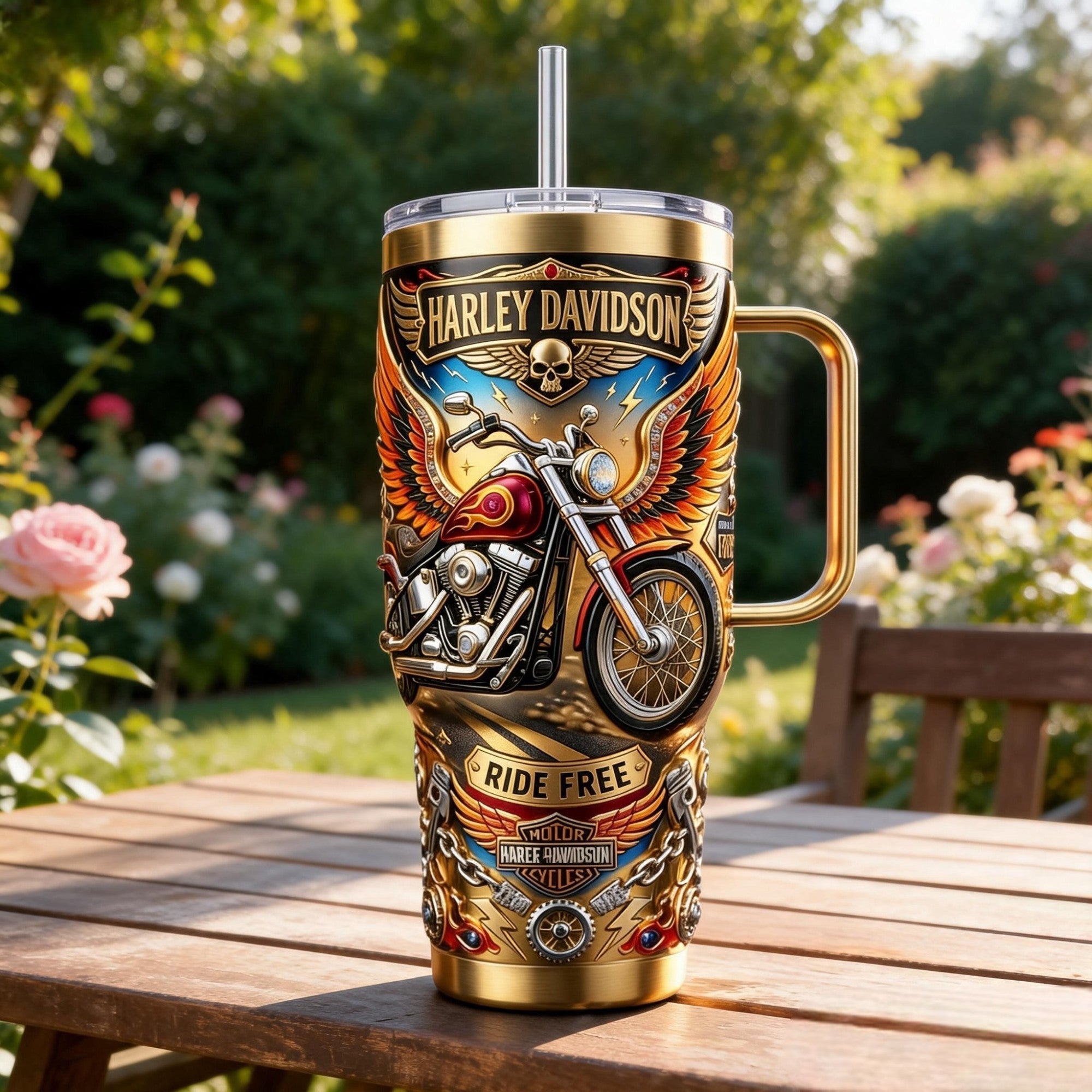 HLDV 40oz Tumbler With Handle PDL