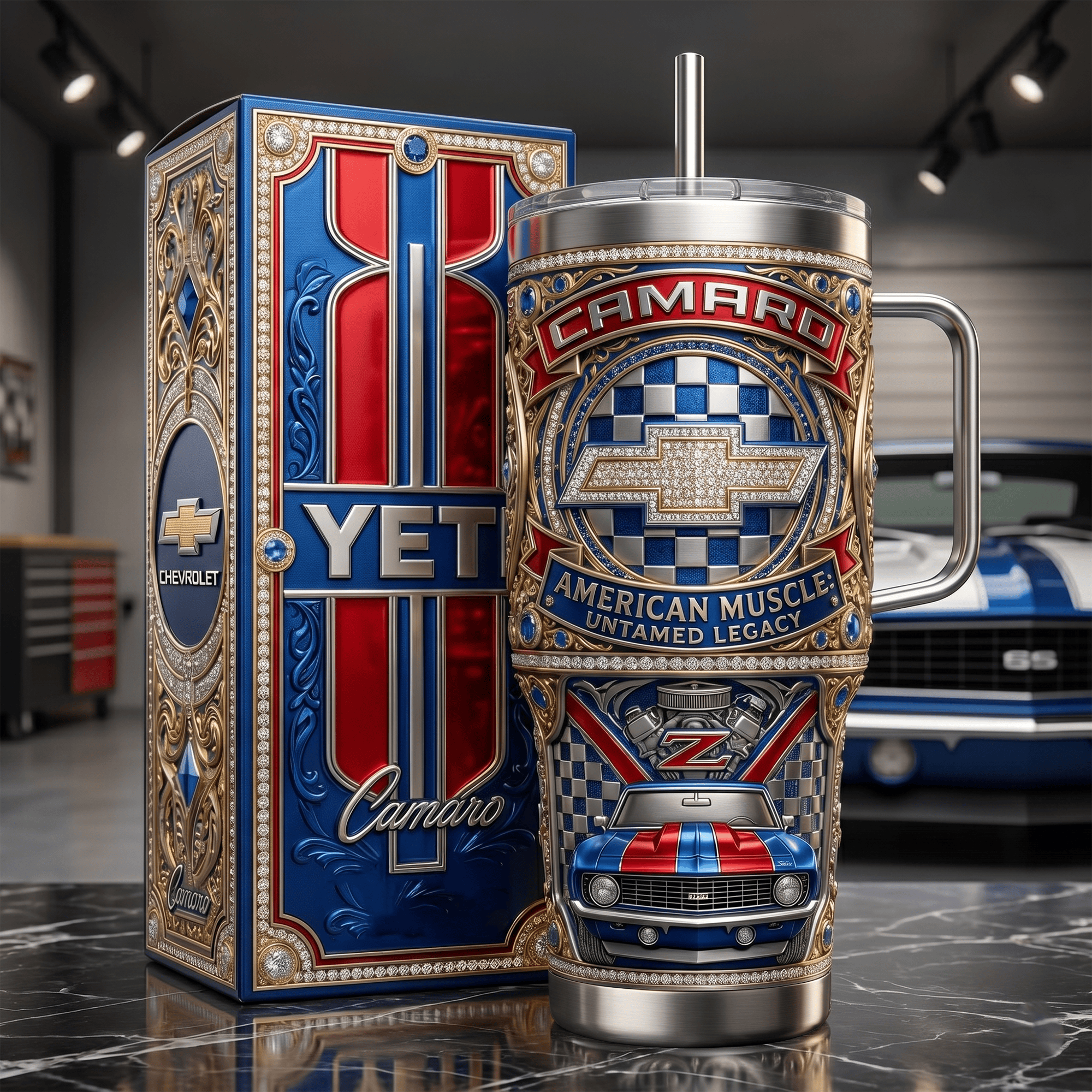 CRCE 40oz Tumbler With Handle LNTH