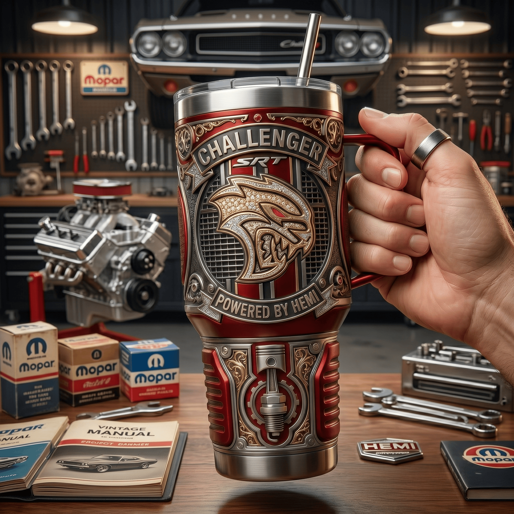 DGCG 40oz Tumbler With Handle LNTH