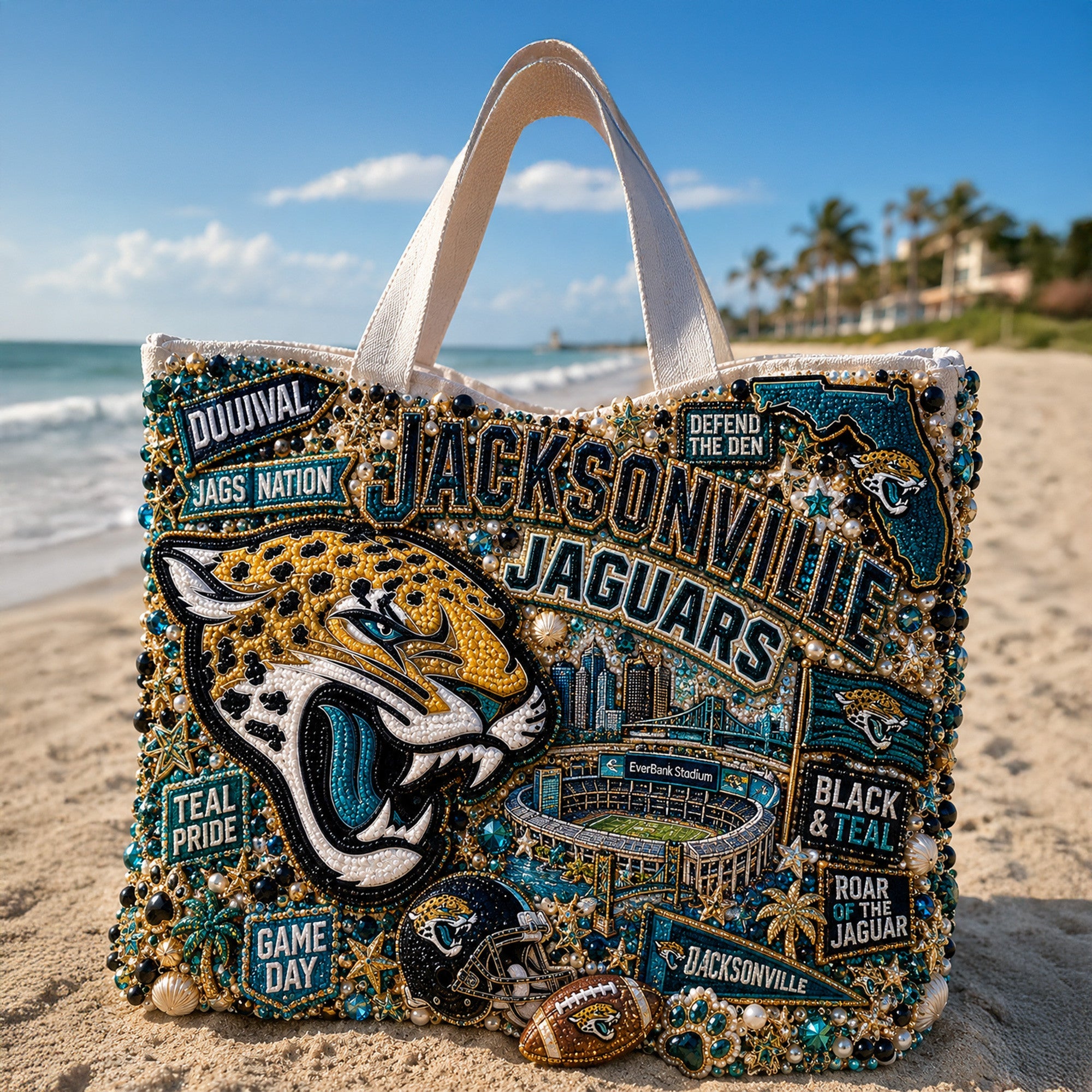 JSVJ Summer Vibes Tote Bag TTNL