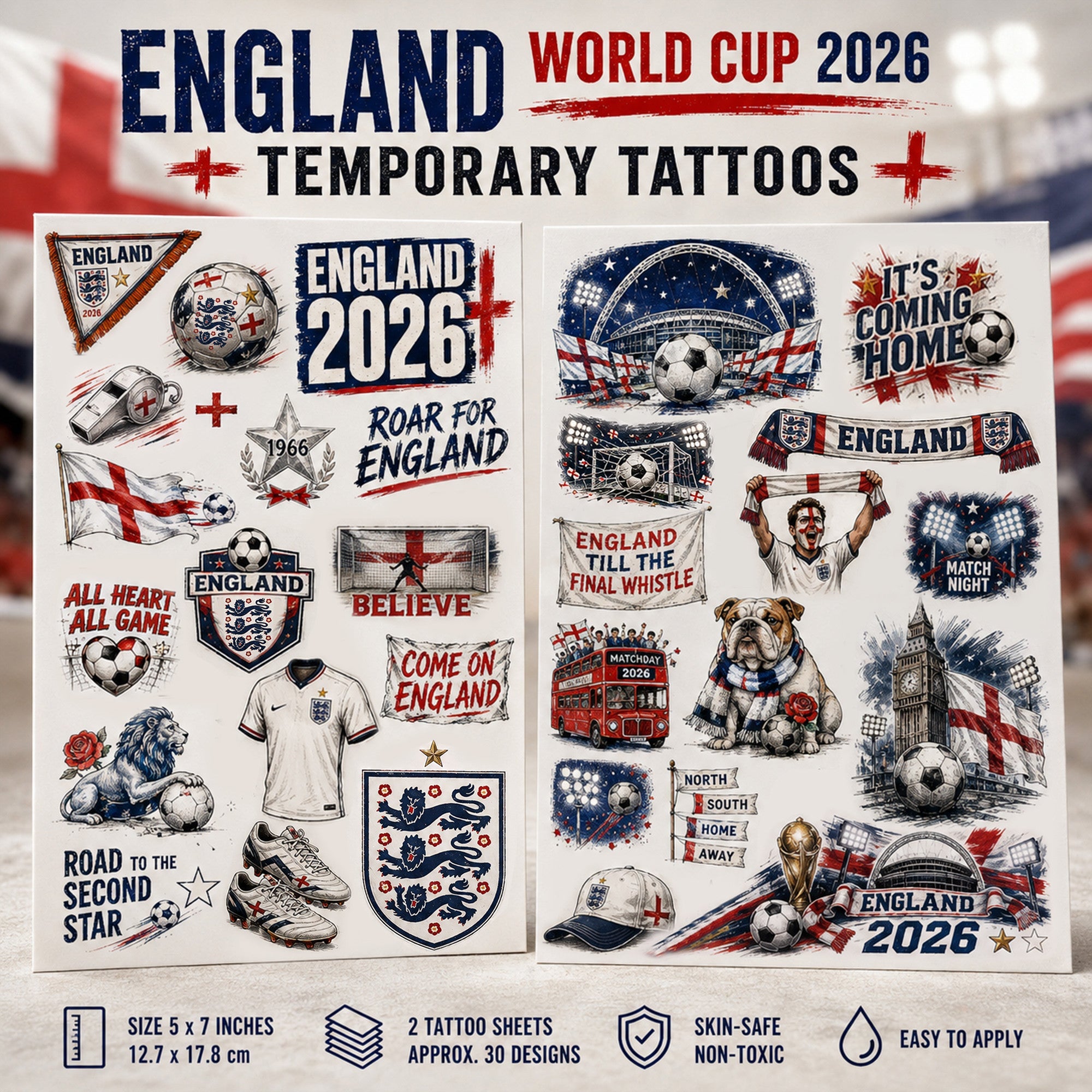 ENG Premium Temporary Tattoo HTTT