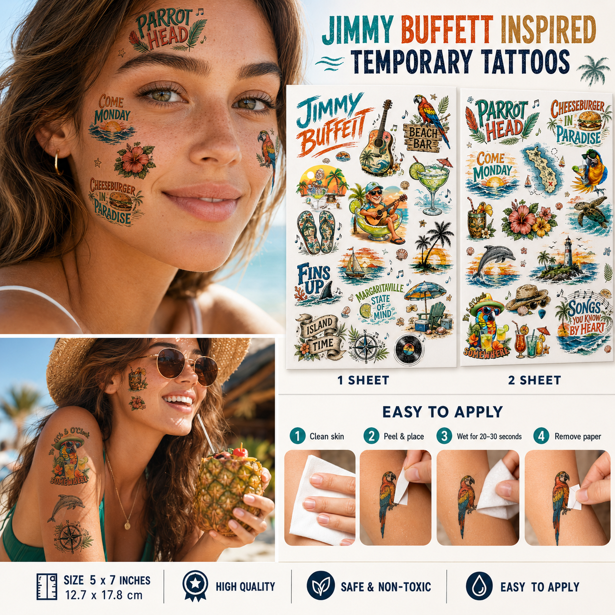 JMBF Premium Temporary Tattoo HTTT
