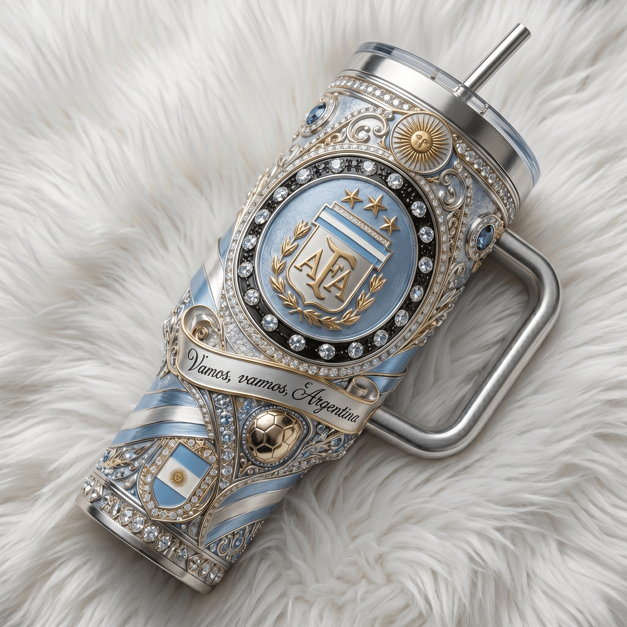 Premium AGTN 40oz Tumbler With Handle TNSM