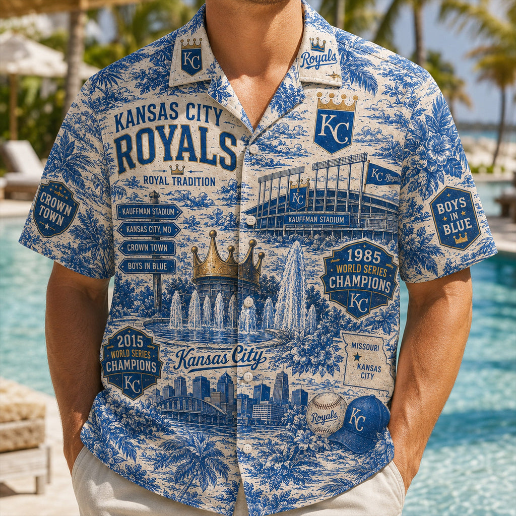 PREMIUM KCR HAWAIIAN SHIRT TTNL