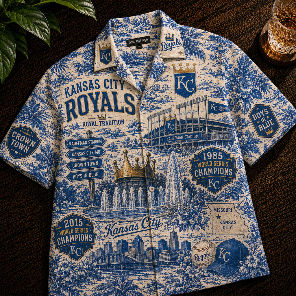 PREMIUM KCR HAWAIIAN SHIRT TTNL