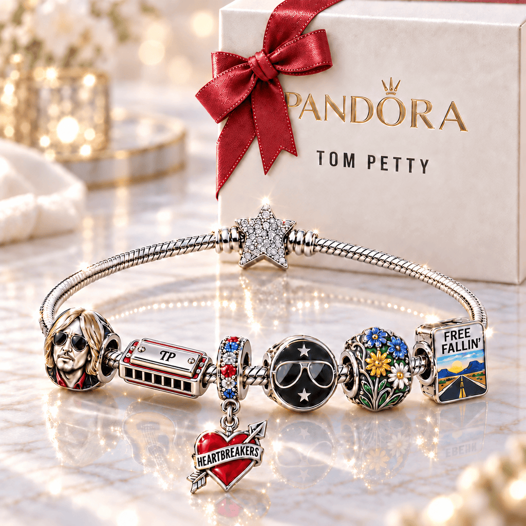 TPT Silver Charm Bracelet Set BMD